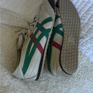 Onitsuka Tiger by Asics Teal and White Sole